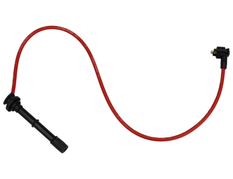 Ford Mustang Spark Plug Wire Set - Ford Racing - 9mm, Spiral-Wound, 45 Deg. Long Boot, Stainless Steel Terminals - Red - `96-`04